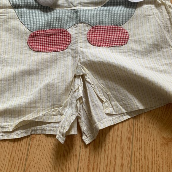 Vintage Handmade Bunny Overalls Boys Girls Shorts - Picture 3 of 4